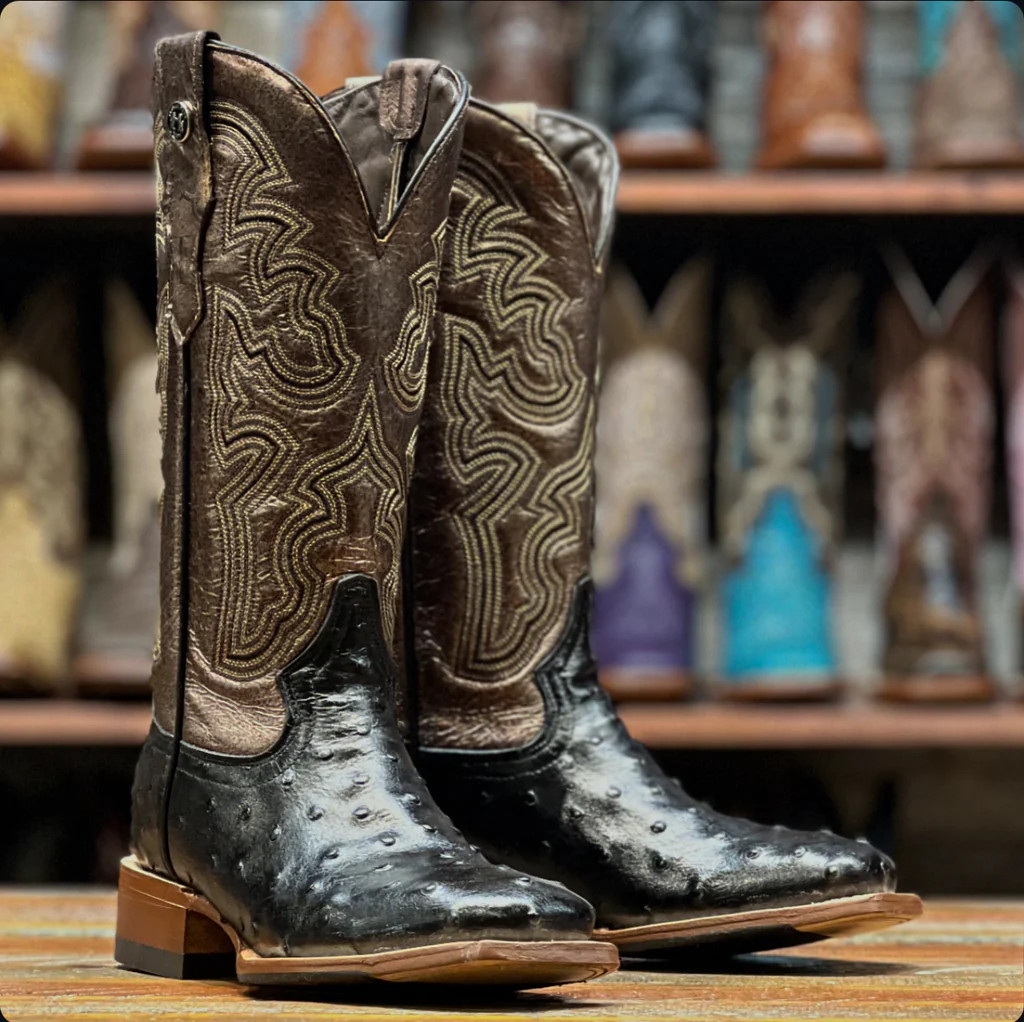 TANNER IMITATION OSTRICH BOOTS TML207122