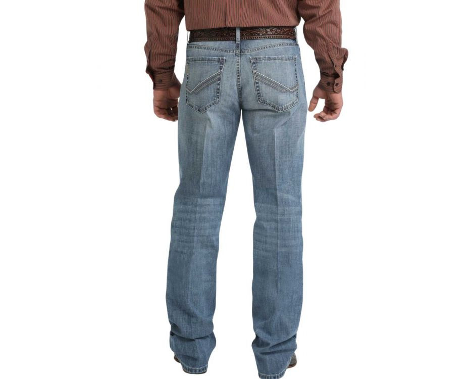 CINCH GRANT RELAXED FIT BOOT CUT JEANS MEDIUM STONE MB30637001