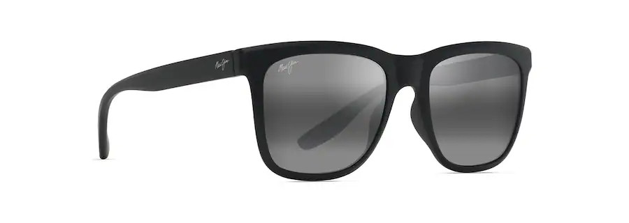 MAUI JIM PEHU POLARIZED CLASSIC SUNGLASSES GREY/BLACK 602-02