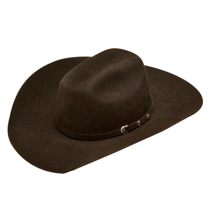 M&F ARIAT YOUTH MAVERICK WOOL FELT HAT CHOCOLATE A7210247