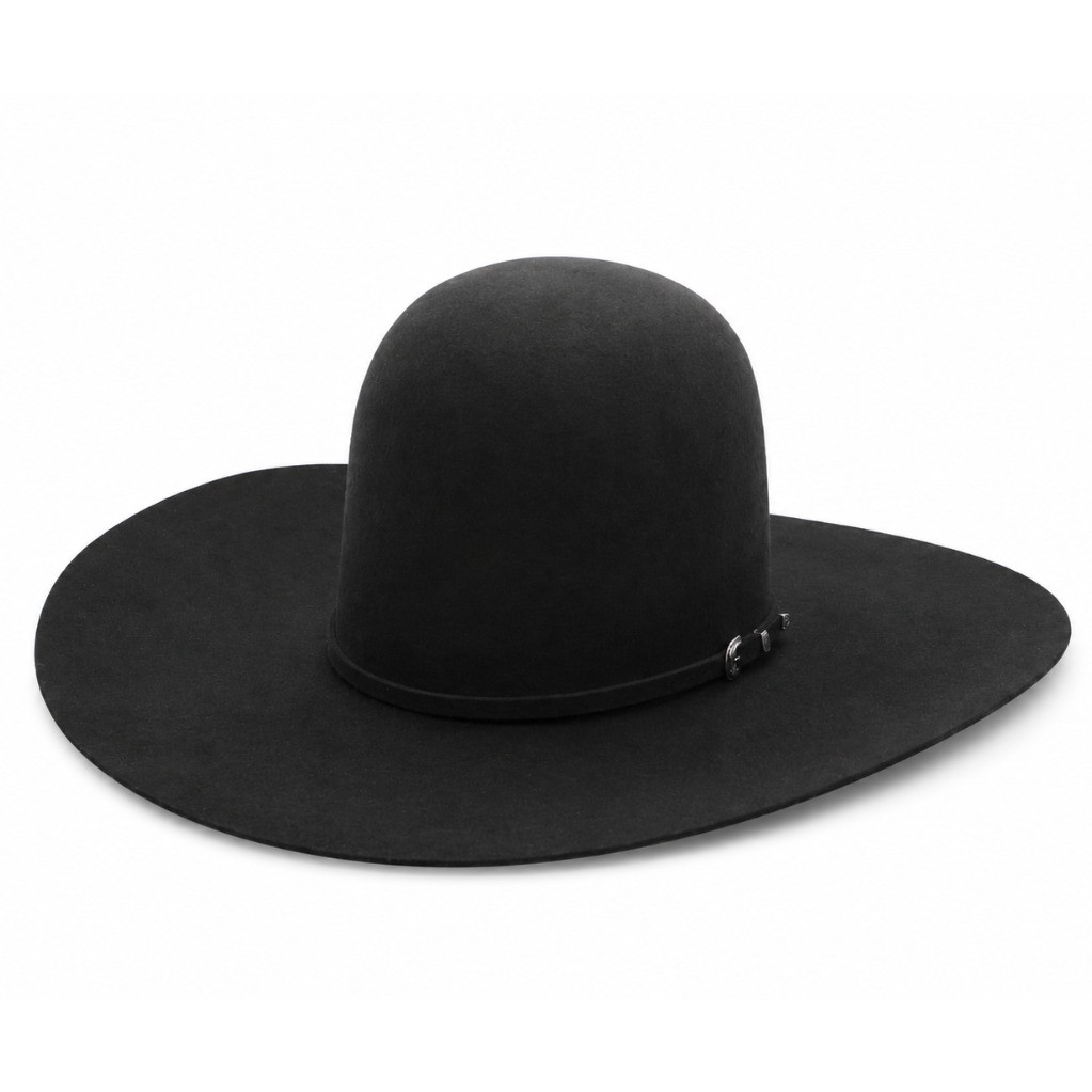 RODEO KING 7X FELT HAT 4 7/8" BRIM / OPEN CROWN CHARCOAL