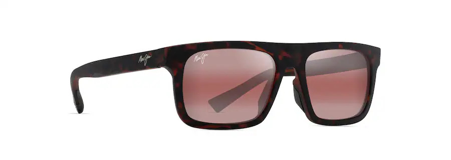 MAUI JIM ROSE OPIO POLARIZED CLASSIC SUNGLASSES ROSE/DARK HAVANA R616-10