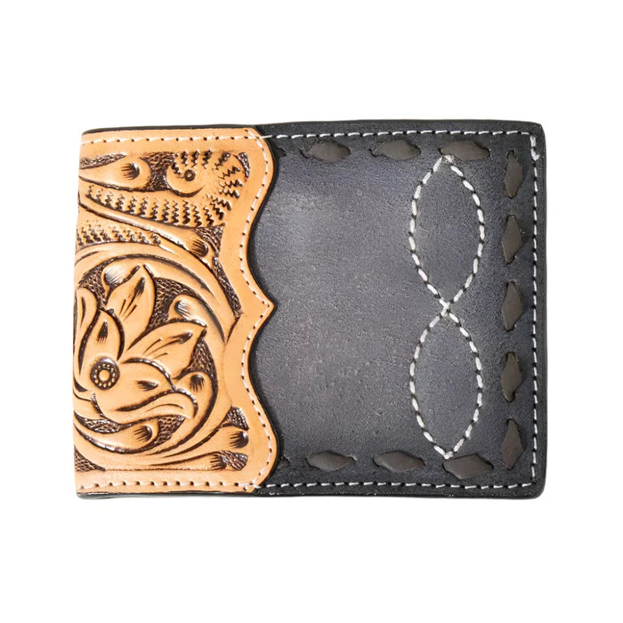 M&F 3D FLORAL BUCK LACE BIFOLD WALLET D2500124107