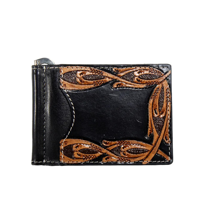 M&F NOCONA SLIM FOLD TOOLED BIFOLD MONEY CLIP WALLET N500049601