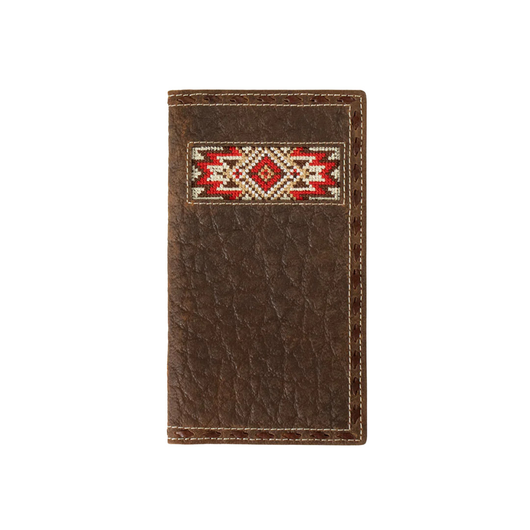 M&F 3D MENS EMBROIDERED BUCK LACE RODEO WALLET D250013204