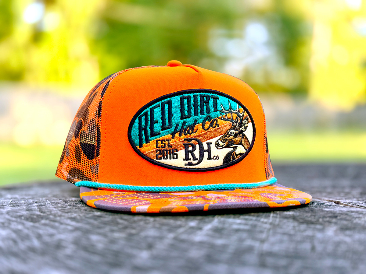 RED DIRT SHOWSTOPPER CAP ORANGE/CAMO RDHC-537