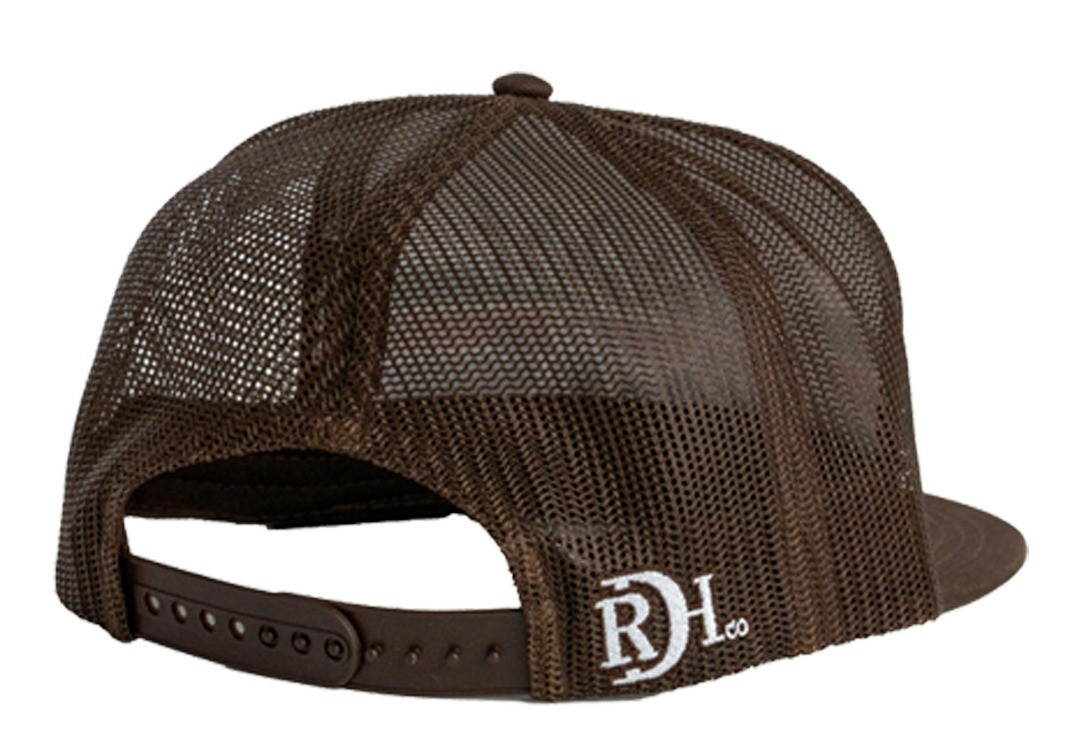 RED DIRT BROADHEAD CAP BROWN/WHITE RDHC-536