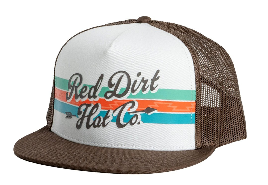RED DIRT BROADHEAD CAP BROWN/WHITE RDHC-536