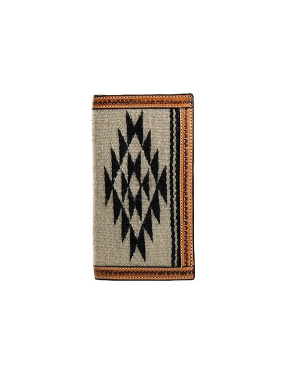 M&F 3D MENS AZTEC DESIGN WOOL RODEO WALLET D250004760