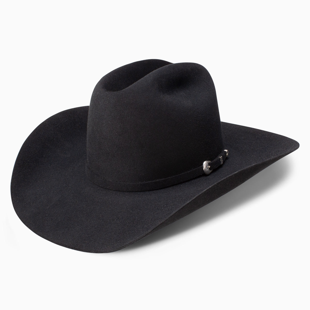 RESISTOL 6X MIDNIGHT COWBOY HAT BLACK RFMDNT-094207