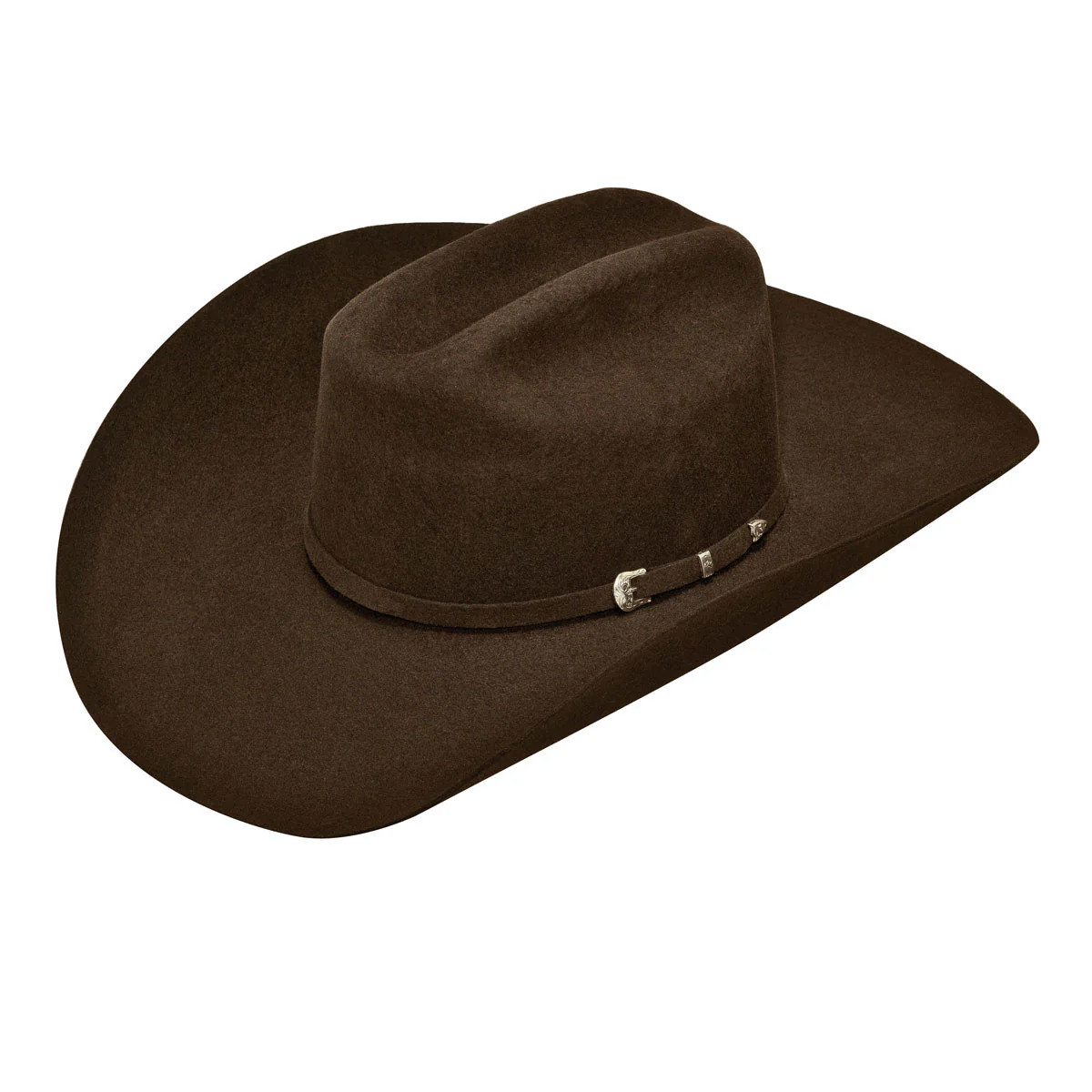 M&F ARIAT 2X WOOL COWBOY HAT CHOCOLATE A7520047