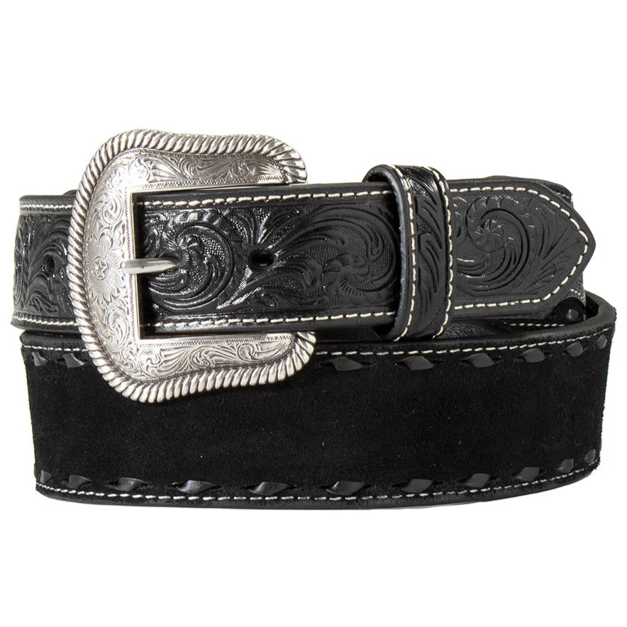 M&F NOCONA ROUGH BILLET BELT BLACK N210000301