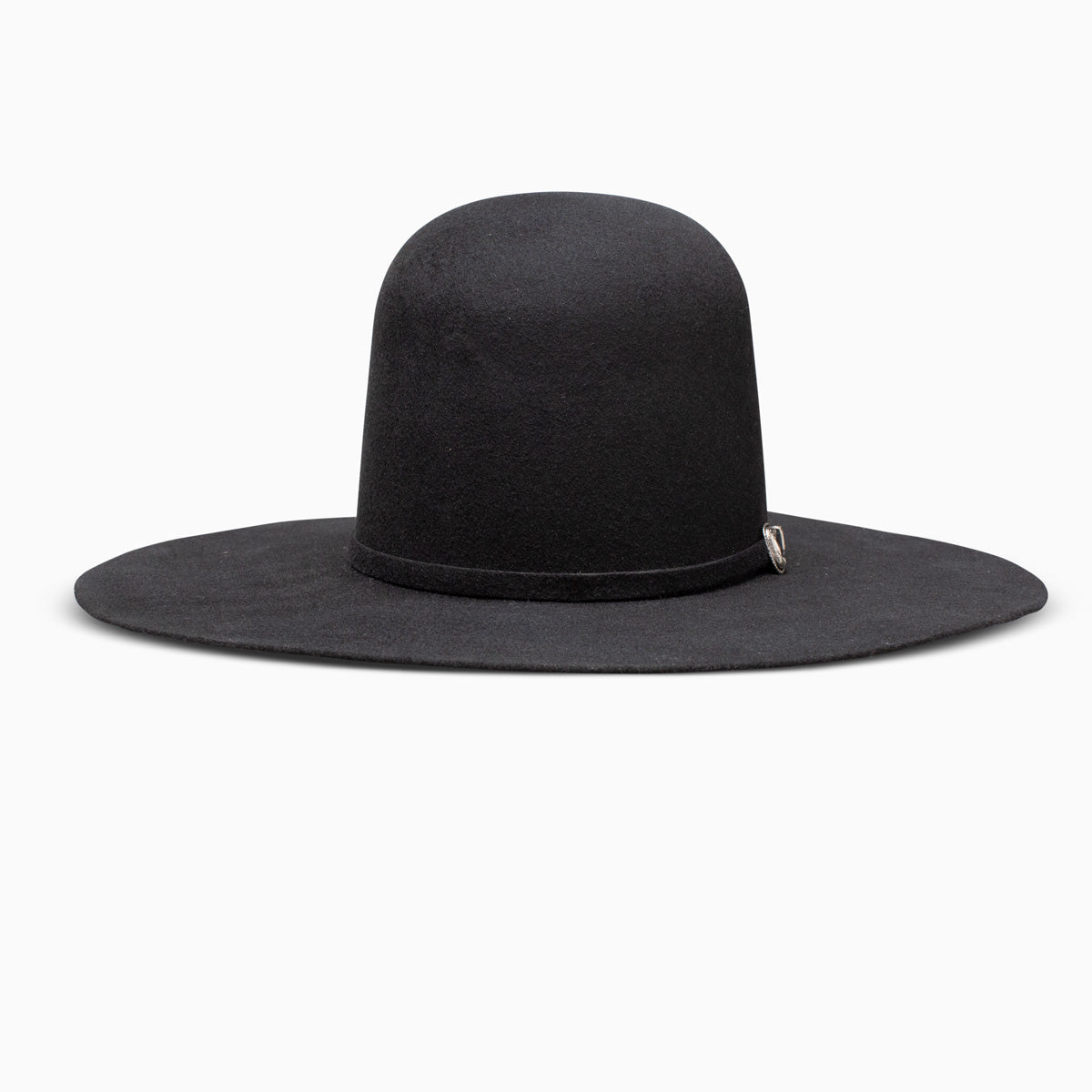 RESISTOL BROCKTON YOUTH OPEN CROWN COWBOY HAT BLACK RWBKTN-164207