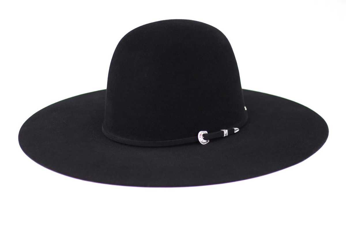 TACCHINO 5.8 CROWN 10X FUR FELT HAT BLACK