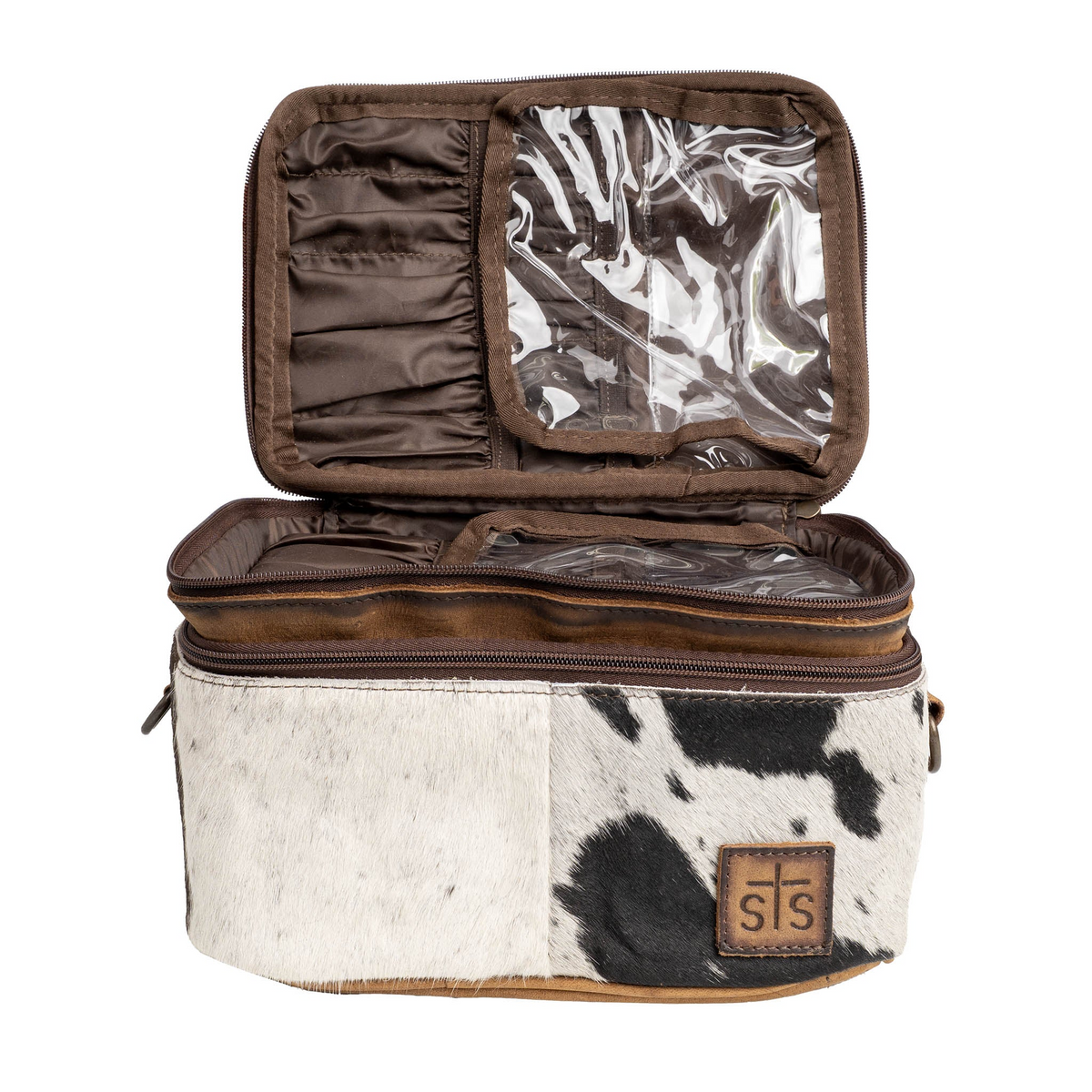 STS COWHIDE GLAMOUR MAKEUP ORGANIZER STS30888