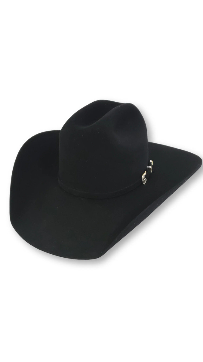 AMERICAN HAT 4 1/4" BRIM / RC CROWN 10X BLACK