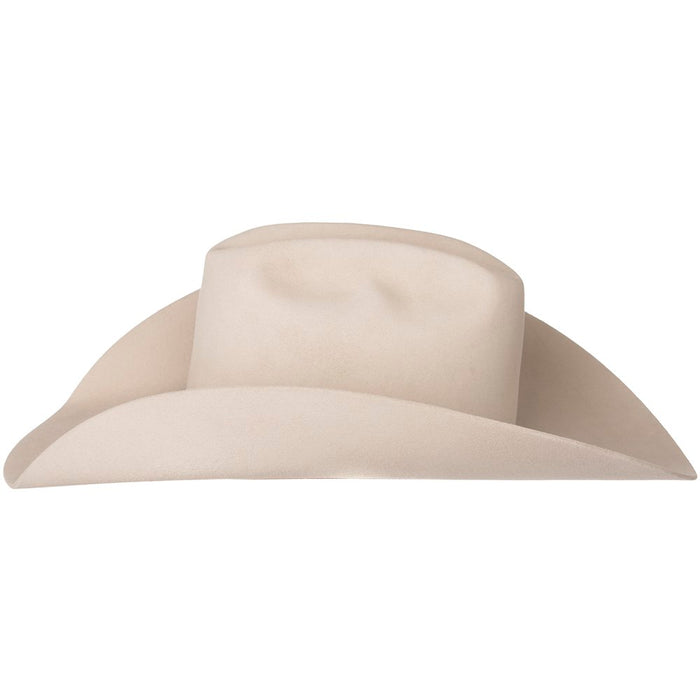 RODEO KING 4 1/2" BRIM 7X OPEN CROWN FELT COWBOY HAT SILVERBELLY RK450
