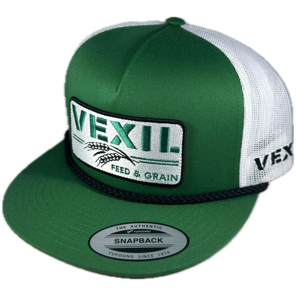  VEXIL FEED & GRAIN GREEN/WHITE MESH HT-224-005