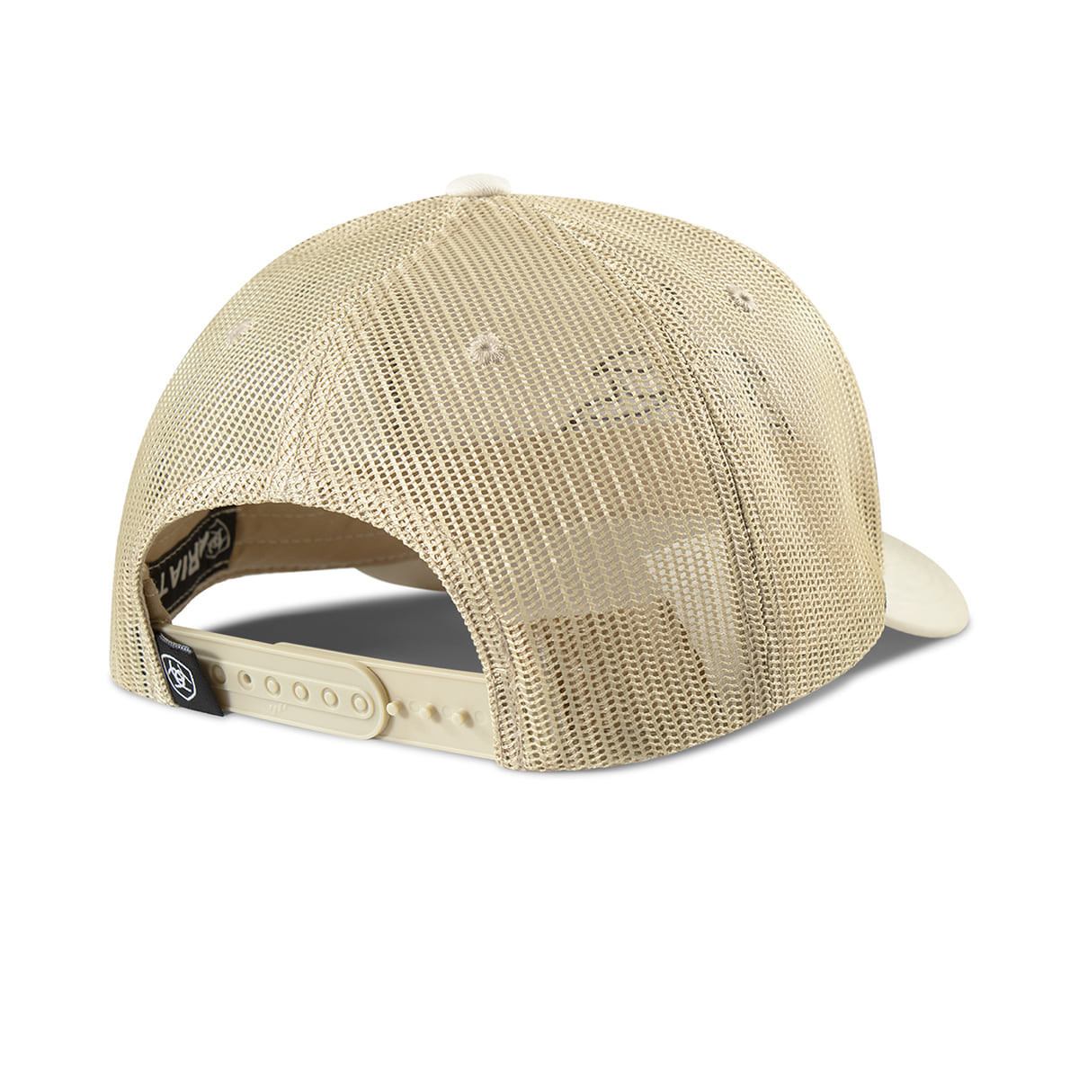 M&F ARIAT MENS BRIM ROPE AUTHENTIC SNAPBACK CAP TAN A300092308