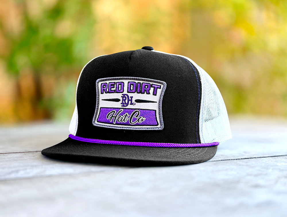 RED DIRT PURPLE HAZE CAP BLACK/SILVER RDHC-502