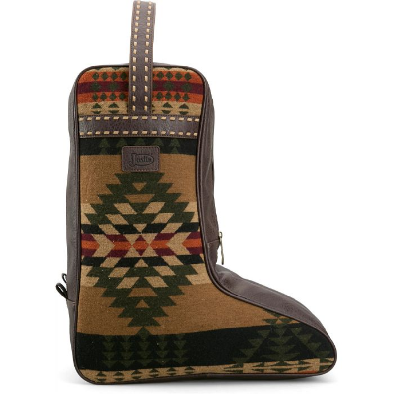 JUSTIN AZTEC BOOT TRAVEL BAG BROWN/MULTICOLOR 2520775472B