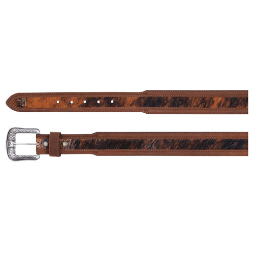 TRENDITIONS RED DIRT HAIR ON HIDE TRAPUNTO WESTERN BELT 2520630249