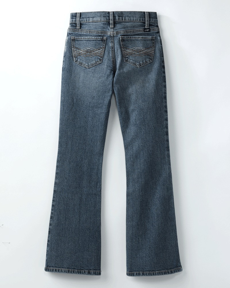 CINCH GIRLS LUCY BOOT JEAN MEDIUM STONEWASH CB22971004