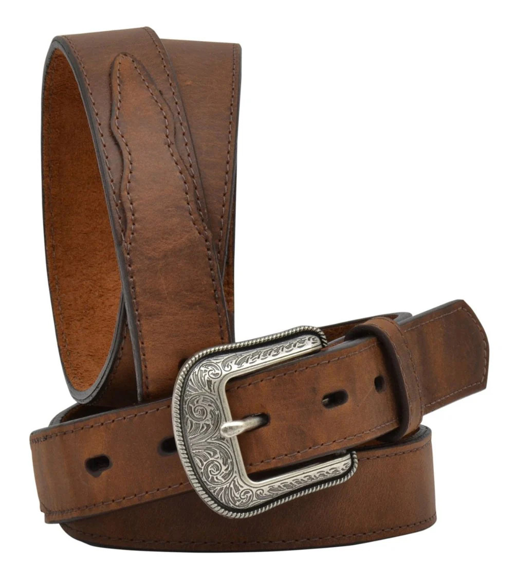 M&F KIDS CRAZY CORRECT BELT BROWN D1492