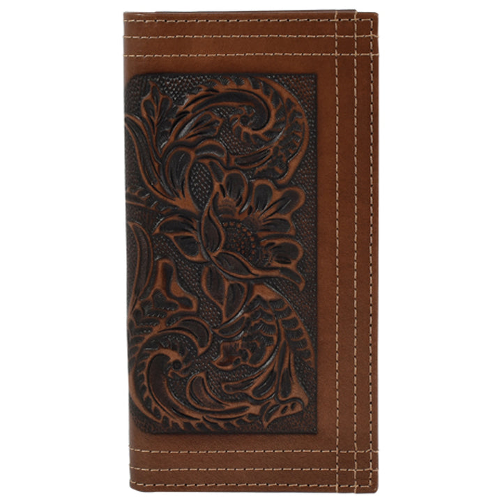 TRENDITIONS JUSTIN TOOLED TRIPLE STITCH RODEO WALLET 24152767W4