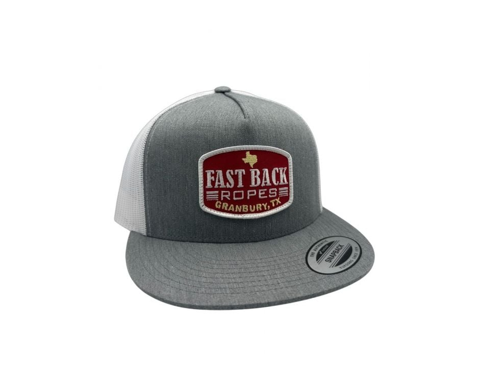 RED DIRT FAST BACK ROPES CAP GREY RDHC-476