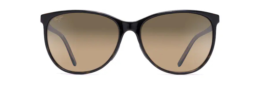 MAUI JIM OCEAN POLARIZED CAT EYE SUNGLASSES BRONZE/TORTOISE HS723-10P
