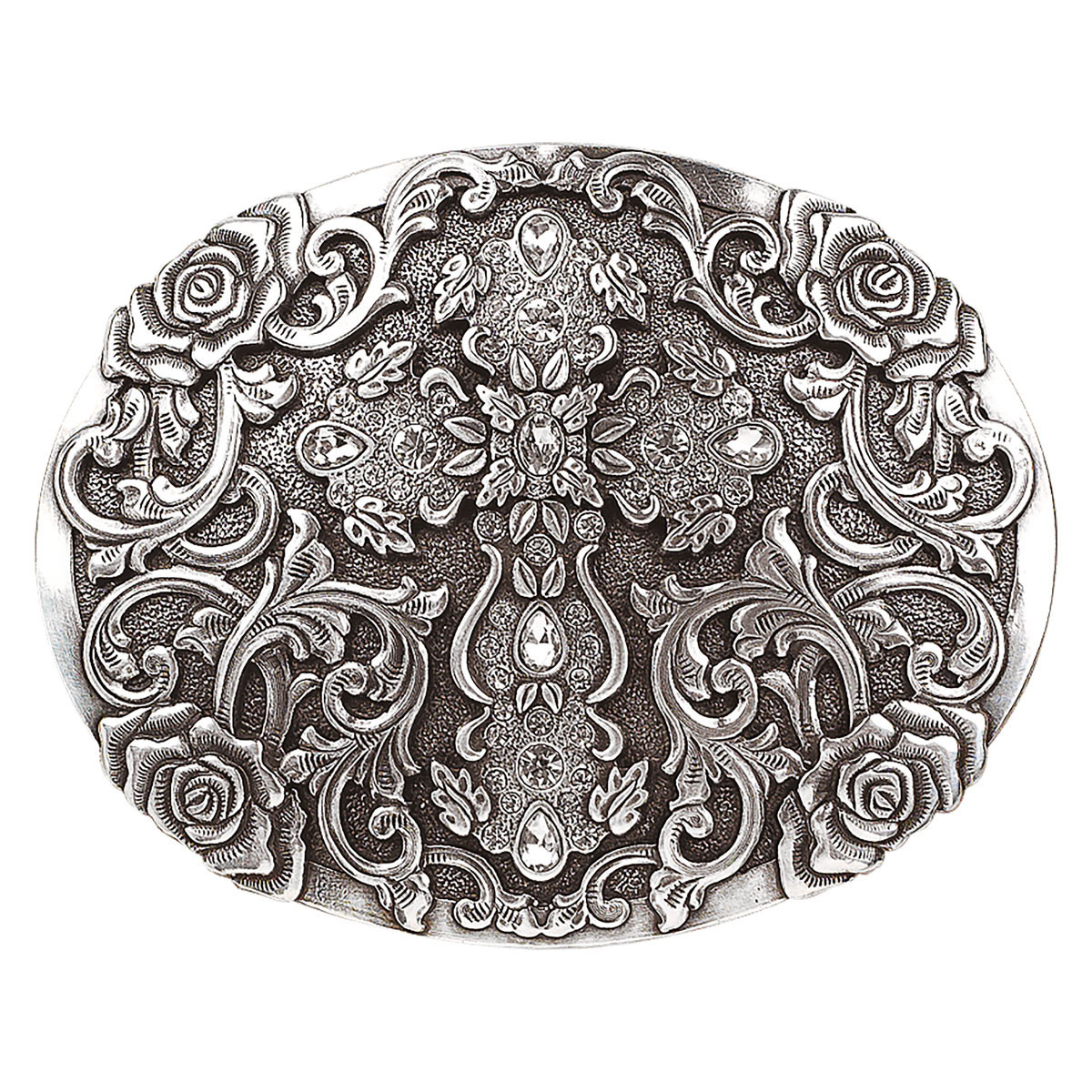 M&F BLAZZIN ROXX OVAL CROSS BUCKLE 37108