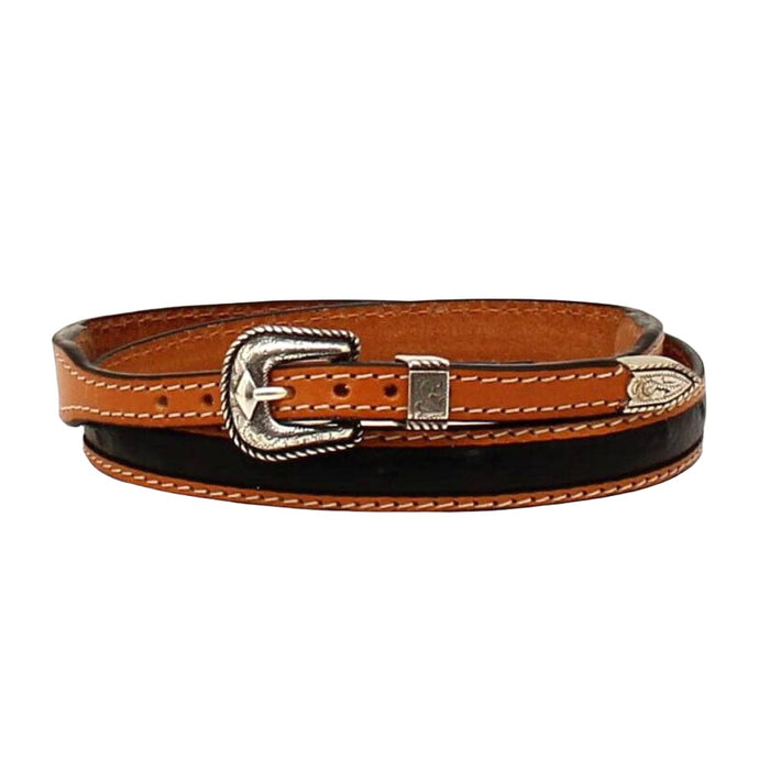 M&F 3D OSTRICH HAT BAND BLACK D740001101