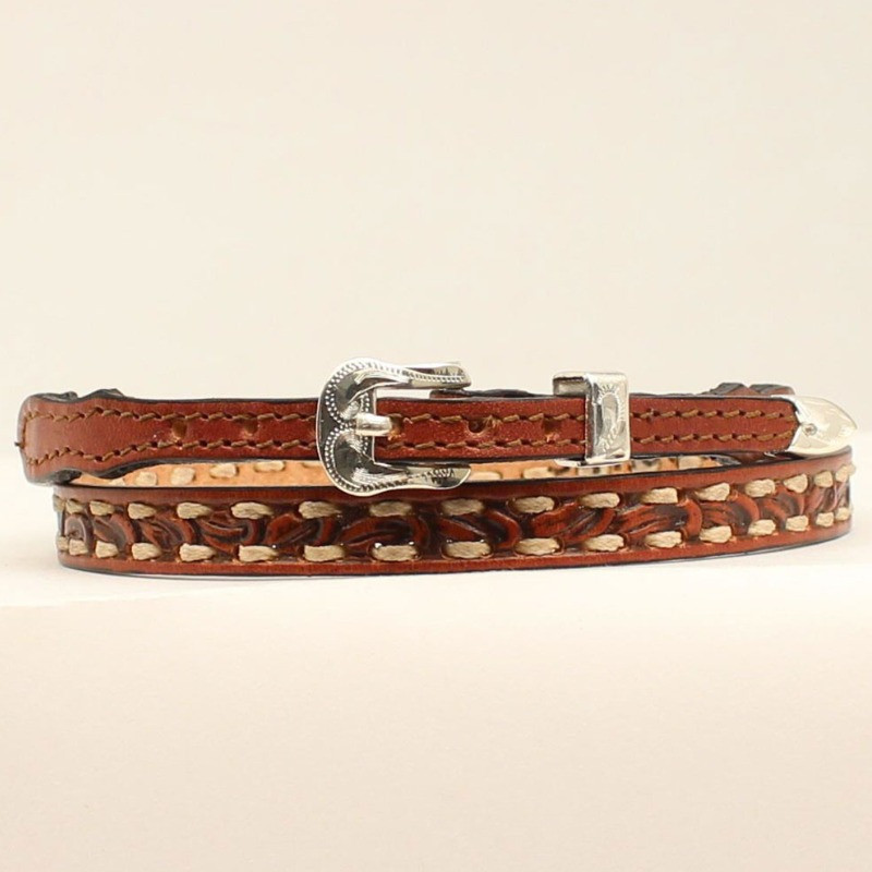 M&F  TAPERED LACED EMBOSSED HATBAND 0201508