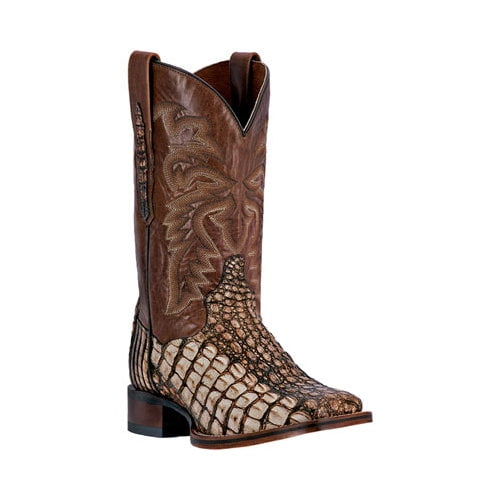 DAN POST MENS CAMEL EVERGLADES CAIMAN LEATHER BOOTS DP3862