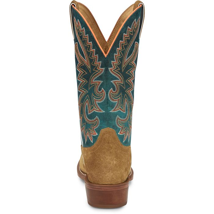 JUSTIN JIMMY 13" WESTERN BOOT WHEAT SUEDE FN7253
