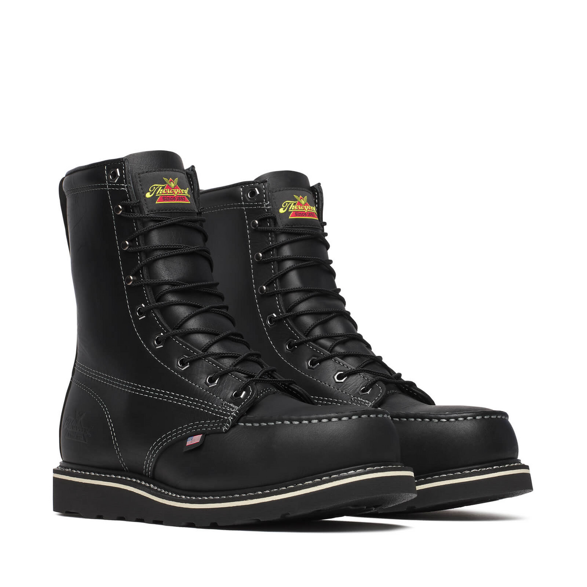THOROGOOD MIDNIGHT SERIES 8″ BLACK MOC SAFETY TOE 804-6208