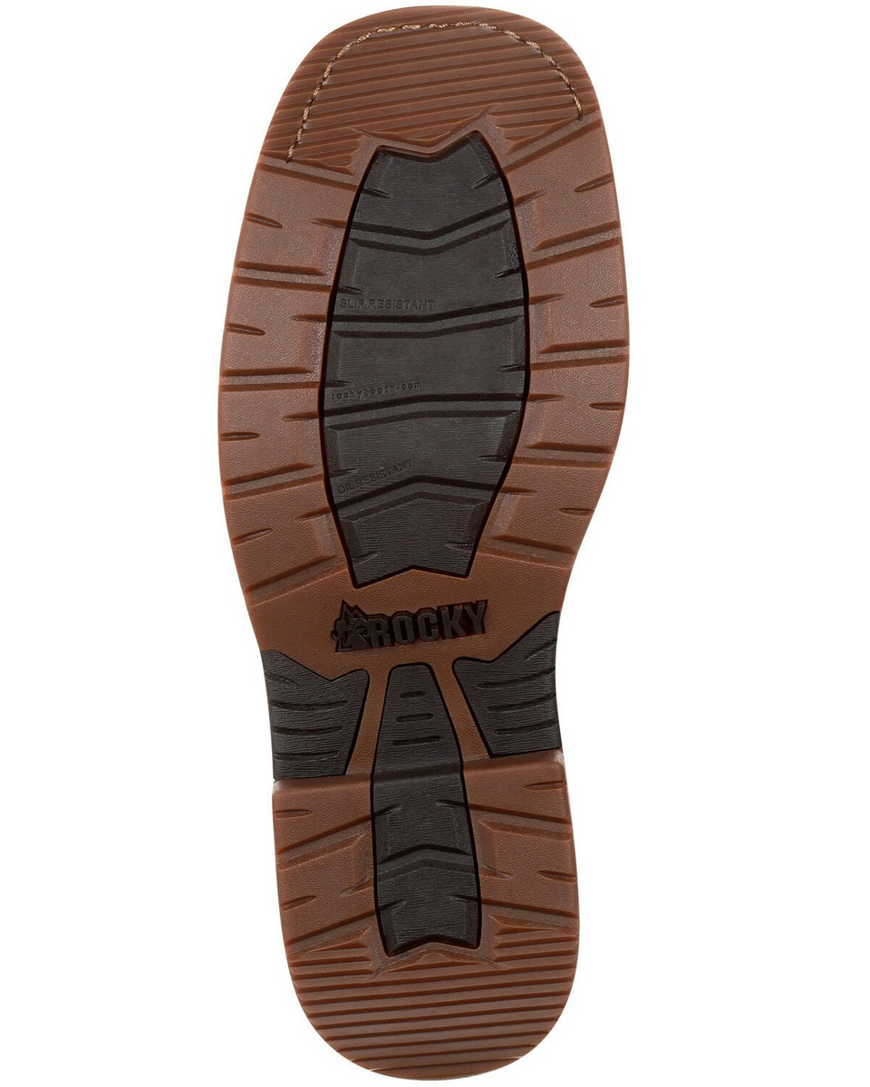 ROCKY MENS IRON SKULL WATERPROOF WESTERN BOOTS RKW0249