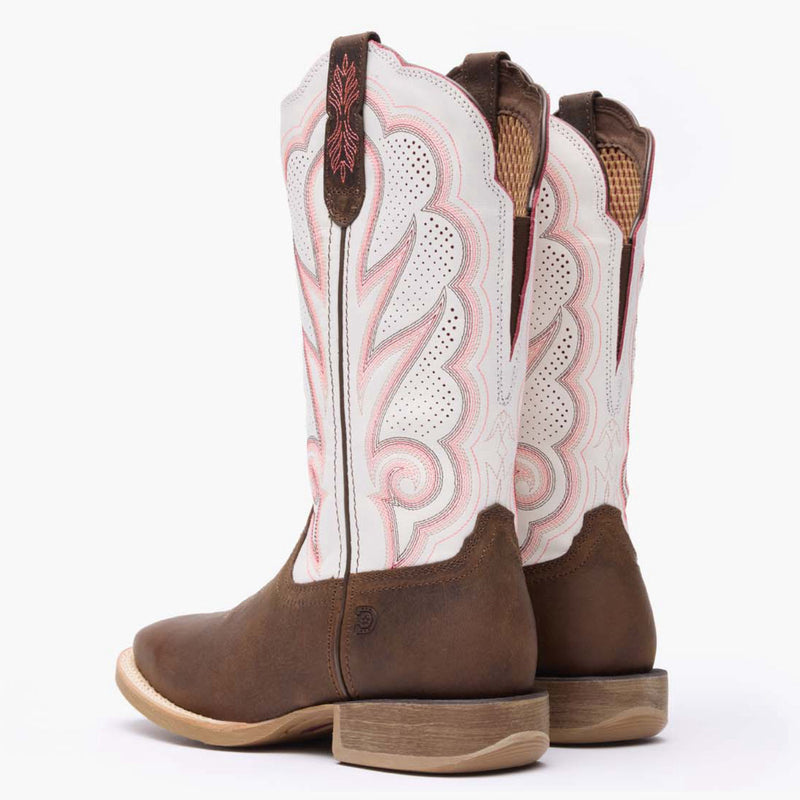 ROCKY BRANDS LADY REBEL PRO WOMENS WHITE VENTILATED WESTERN BOOT DRD0392