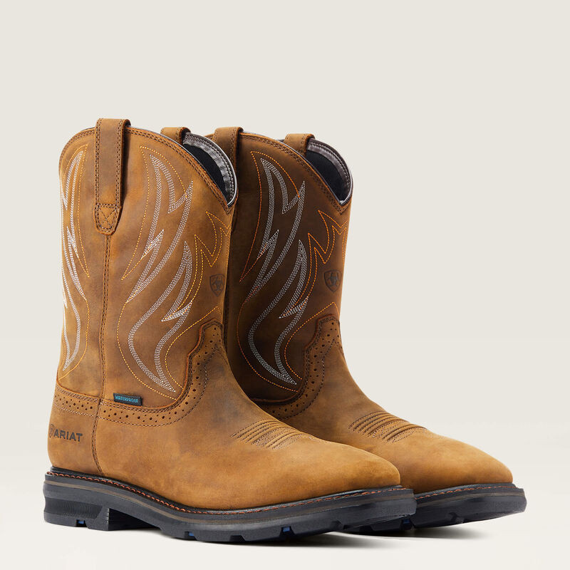 ARIAT MENS SIERRA SHOCK SHIELD WATERPROOF WORK BOOT 10044545