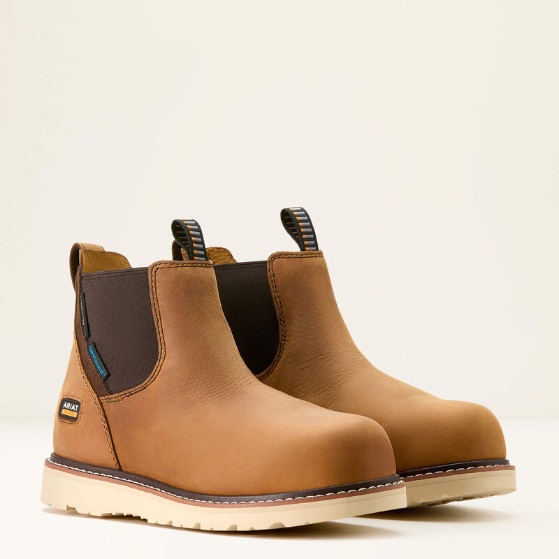 ARIAT REBAR WEDGE CHELSEA WATERPROOF WORK BOOT 10053719