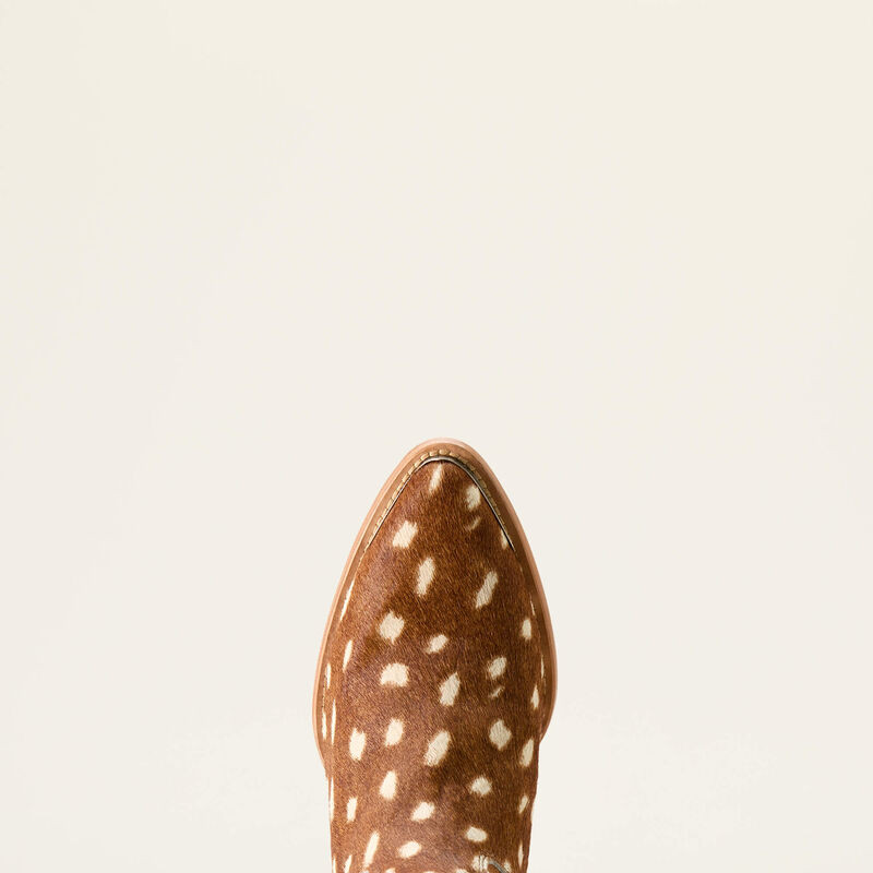 ARIAT SHILOH BOOTIE HAIR ON DEER PRINT 10053694