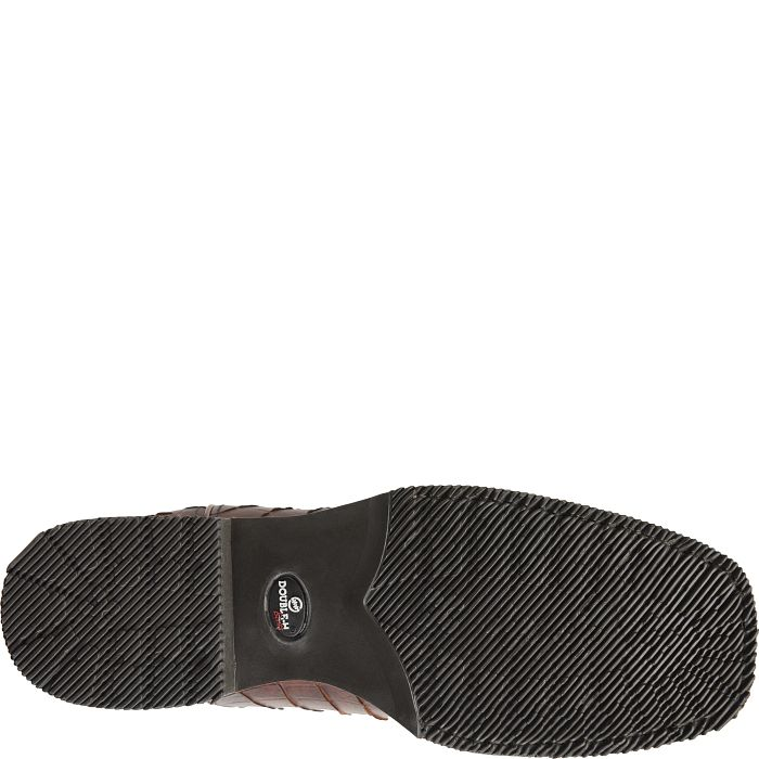 DOUBLE H WAYNE GATOR PRINT STEEL TOE BROWN DH5225