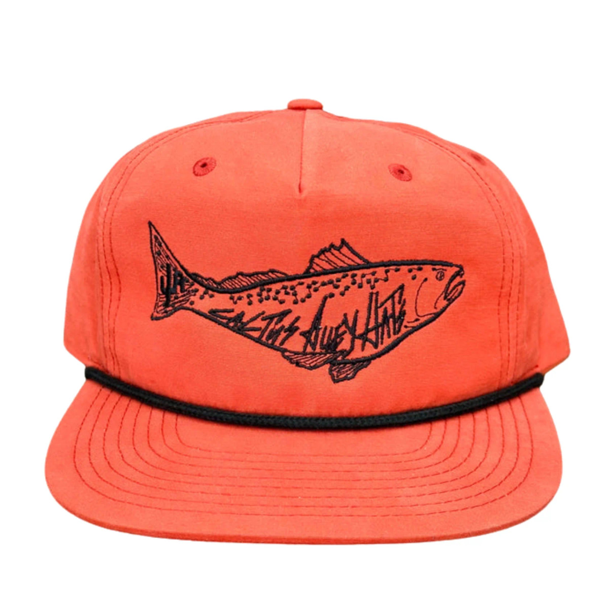 CACTUS ALLEY SALTWATER ORANGE SNAPBACK CAP 256DRKO-S124BLK