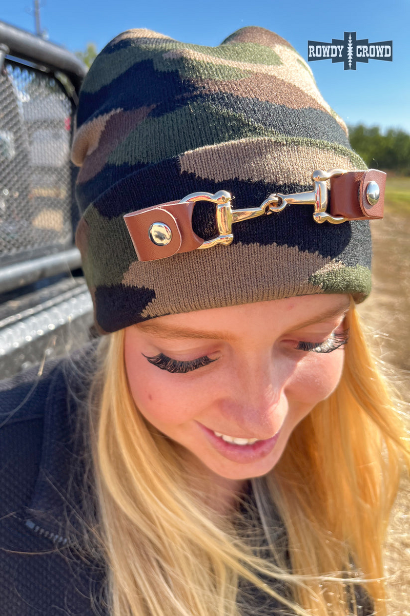 ROWDY CROWD BACKWOODS CAMO BEANIE