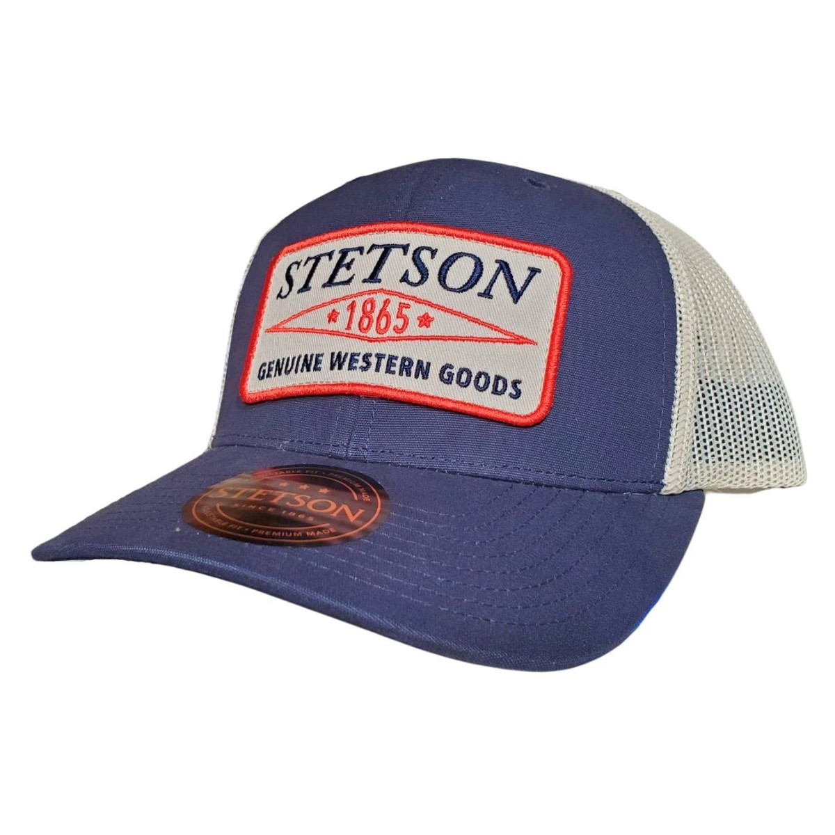 STETSON MENS WESTERN GOODS PATCH SNAPBACK CAP 11-077-0102-0104