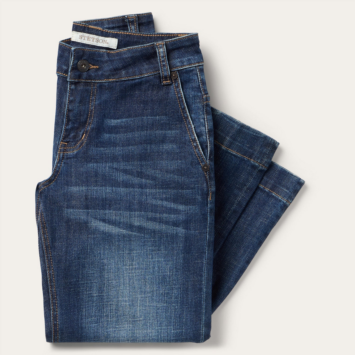 STETSON 214 TROUSER FIT JEANS BLUE 11-054-0214-0817