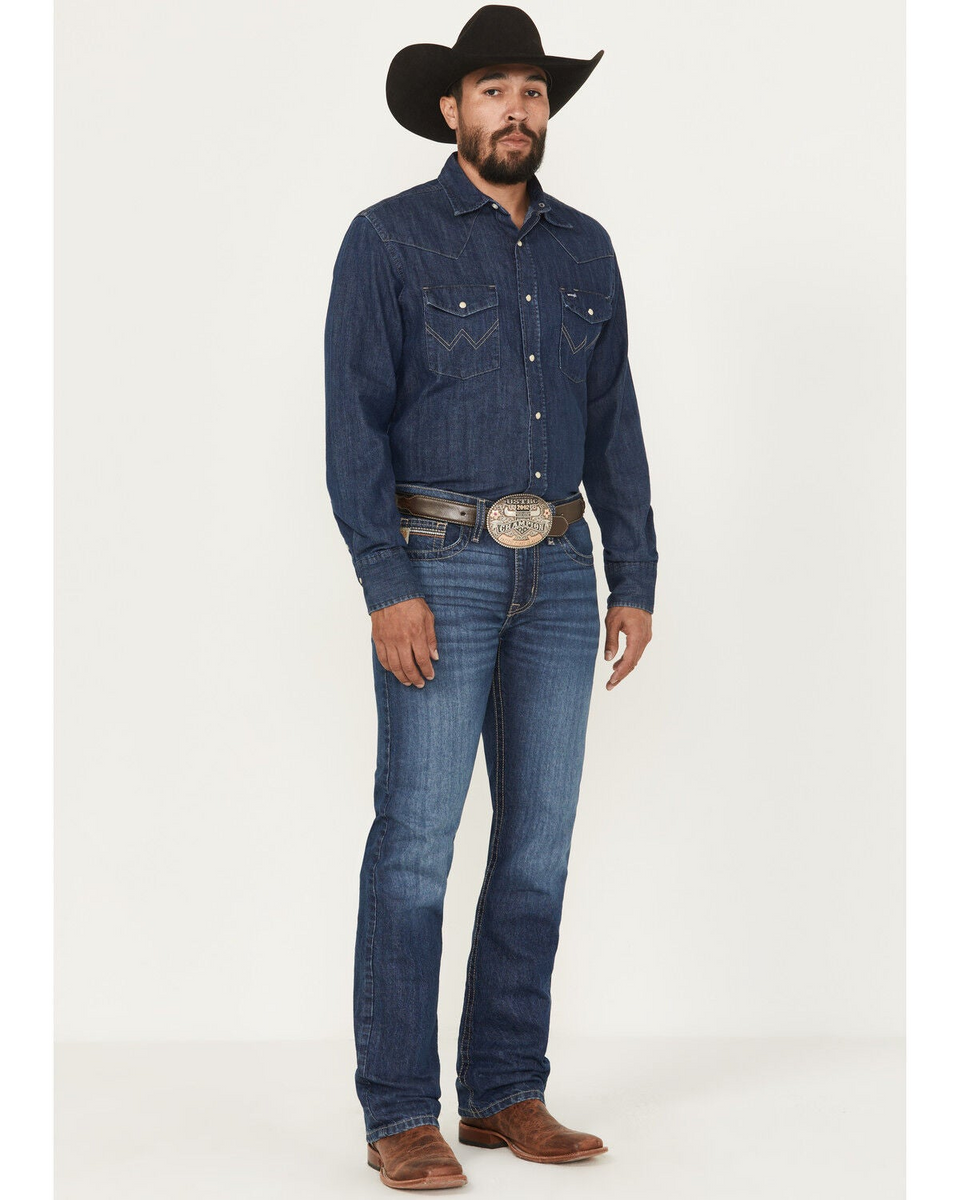 CINCH MENS IAN SLIM BOOTCUT DENIM JEANS MEDIUM WASH MB30736001