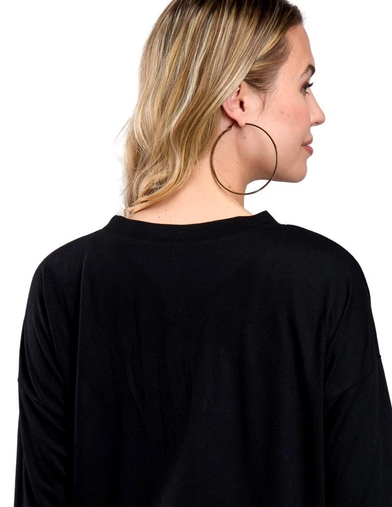 ROPER WOMENS SCREENPRINT WESTERN SHIRT BLACK 03-038-0513-1208