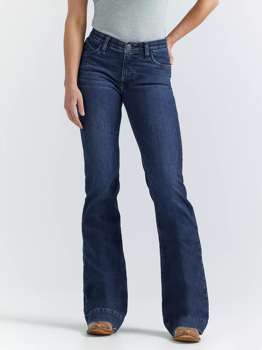 WRANGLER WOMENS WILLOW MID-RISE TROUSER SLOANE 2352986